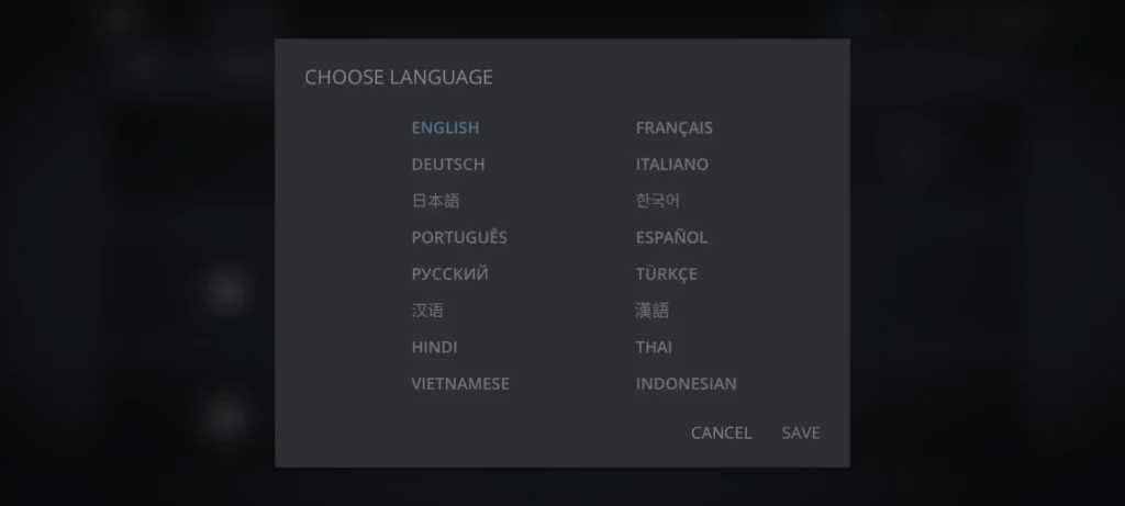 Shadow Fight 3 multiple language support