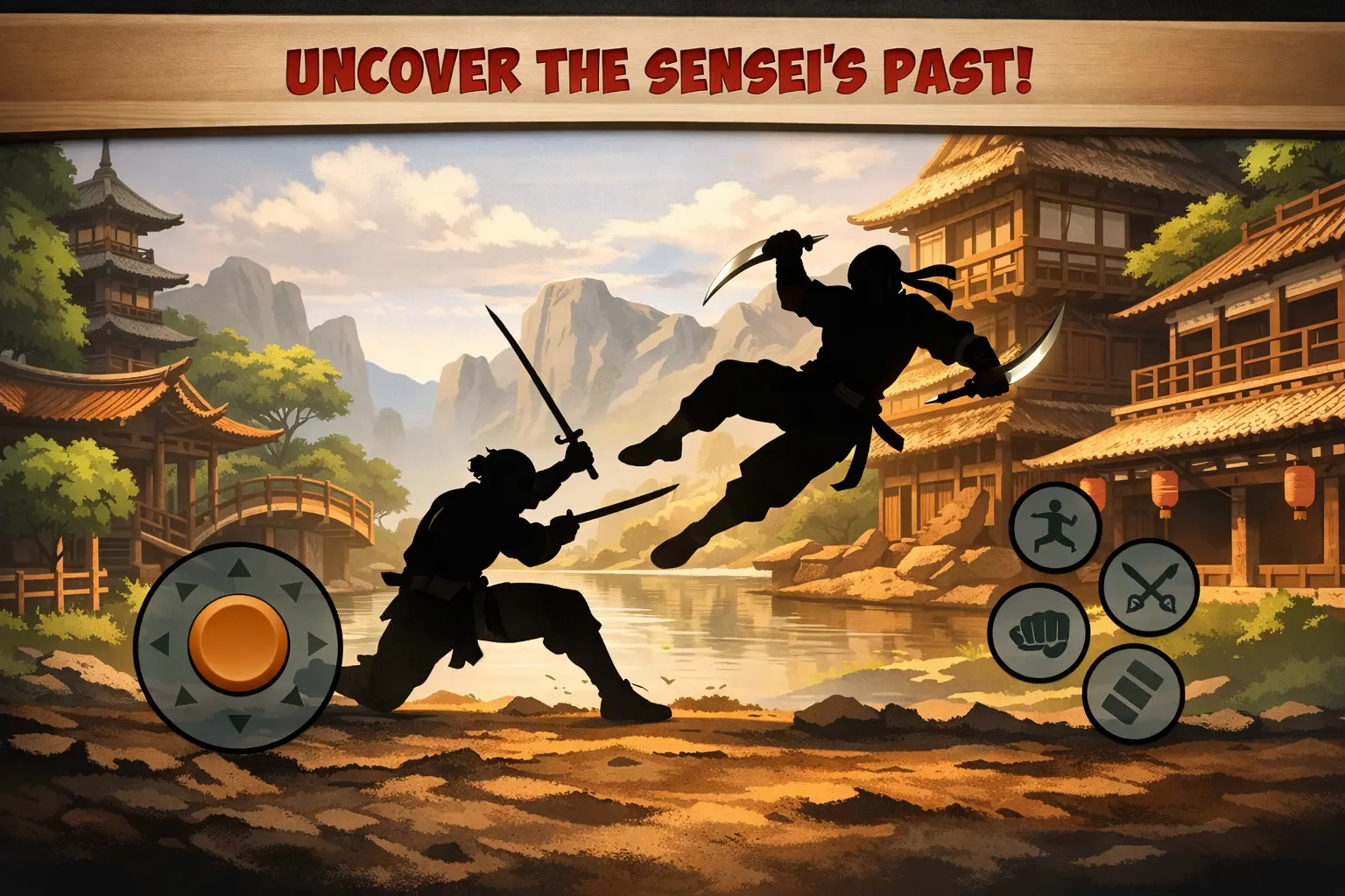 Sensei story chapter in Shadow Fight 2 Special Edition