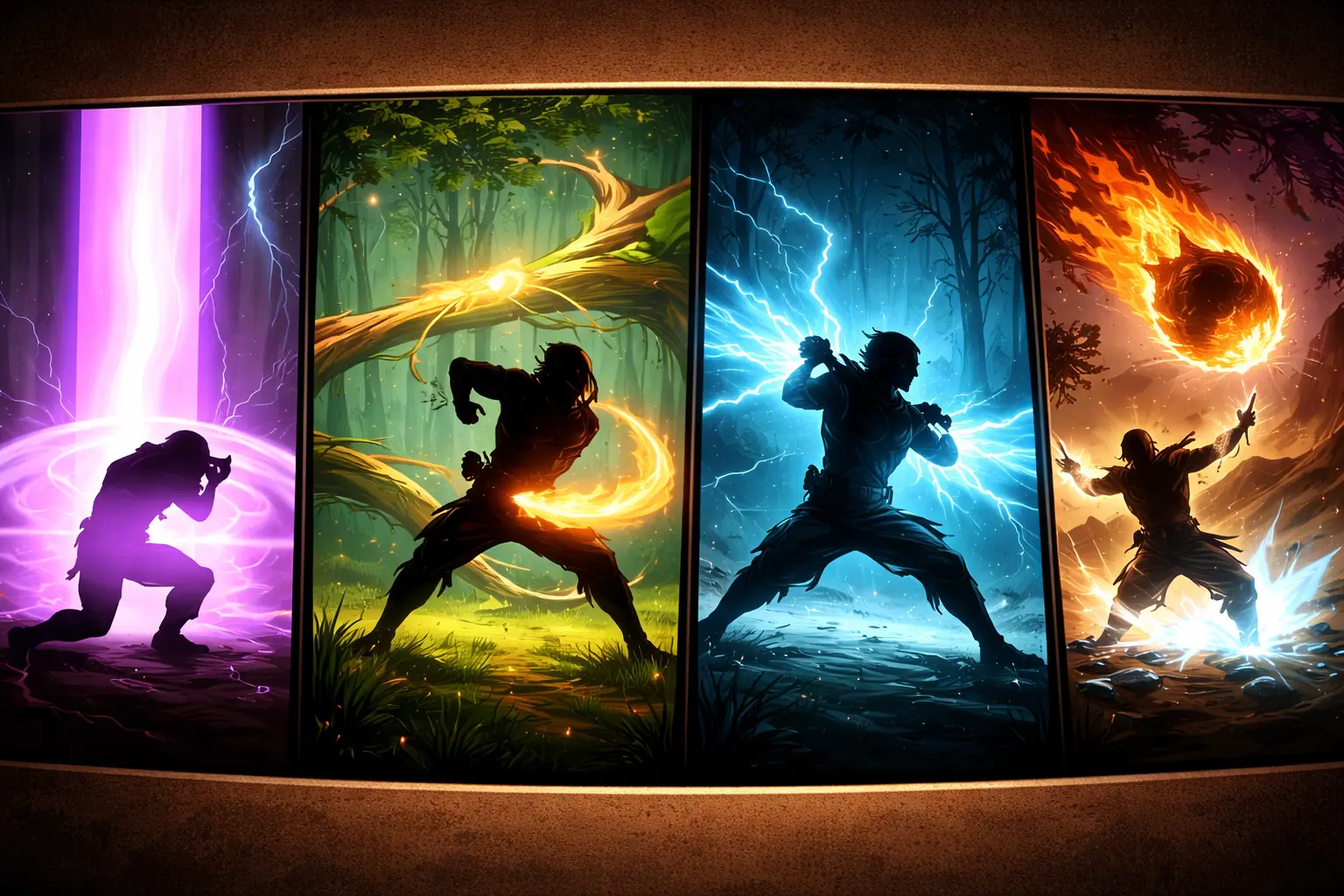 Shadow Fight 2 Special Edition showing powerful battle magic and special abilities