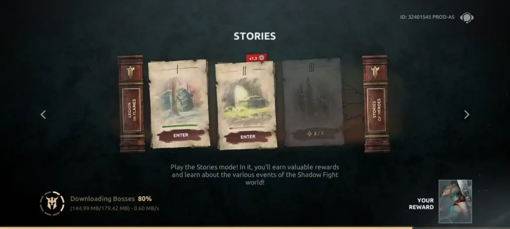 explore story mode in shadow fight 4