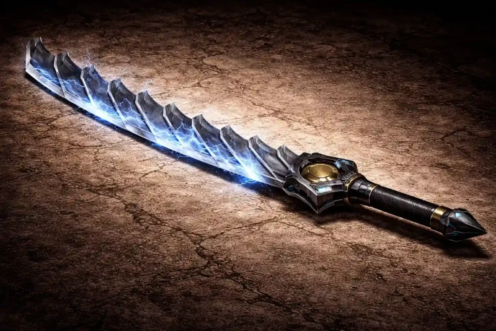 The composite sword is the most powerful weapon in shadow fight 2