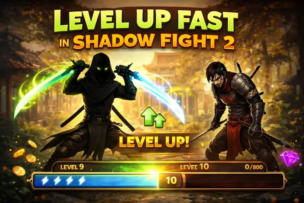 How to Level Up Fast in Shadow Fight 2: Best XP Farming Guide