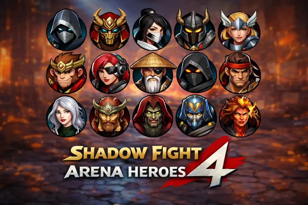 how to unlock heroes in Shadow Fight 4 for free